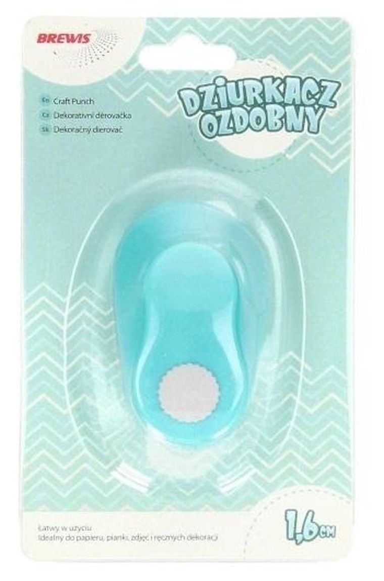 Brewis, dziurkacz ozdobny, koło, 1,6 cm