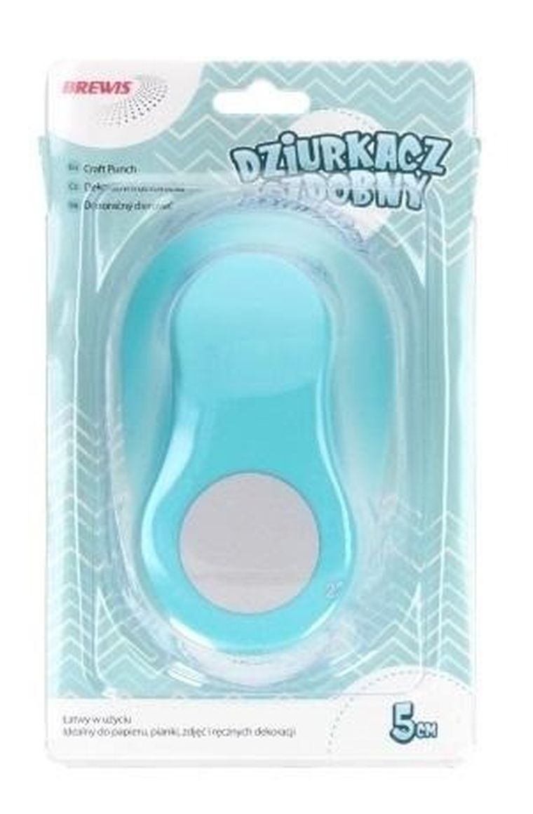 Brewis, dziurkacz ozdobny, koło, 5 cm