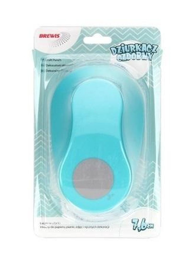 Brewis, dziurkacz ozdobny, koło, 7,6 cm