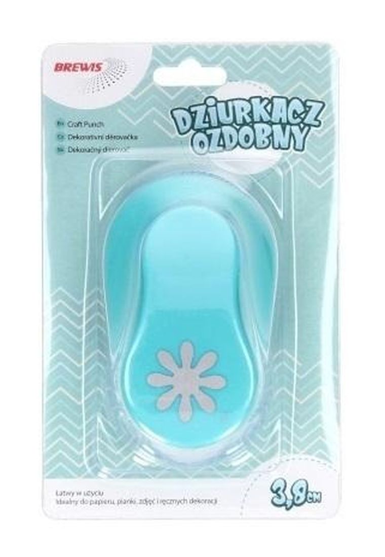 Brewis, dziurkacz ozdobny, kwiat, 3,8 cm