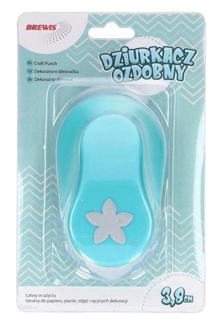 Brewis, dziurkacz ozdobny, kwiat, 3,8 cm