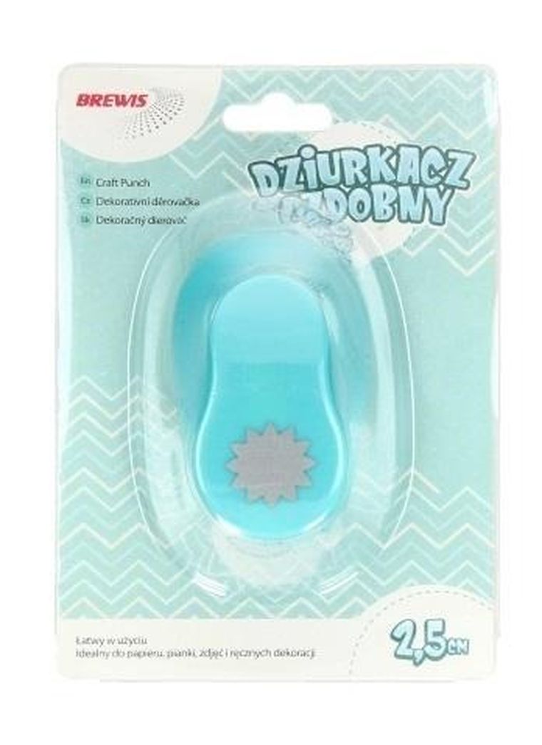 Brewis, dziurkacz ozdobny, kwiatek, 2,5 cm