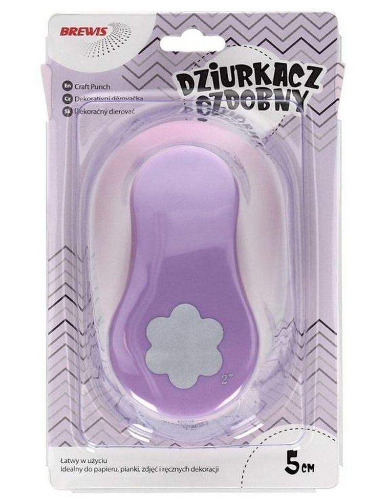 Brewis, dziurkacz ozdobny, kwiatek, 5 cm