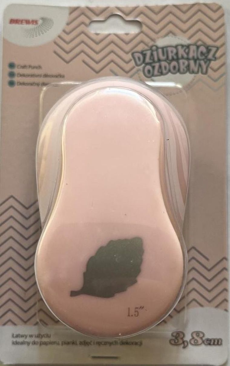 Brewis, dziurkacz ozdobny, Liść, 3.8cm