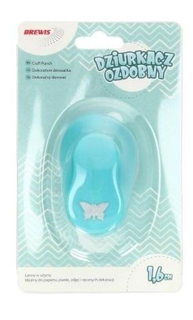 Brewis, dziurkacz ozdobny, motyl, 1,6 cm