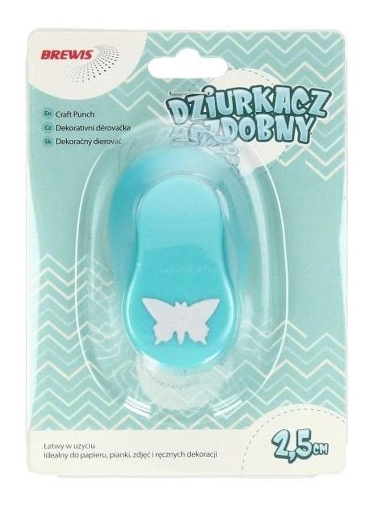 Brewis, dziurkacz ozdobny, motyl, 2,5 cm