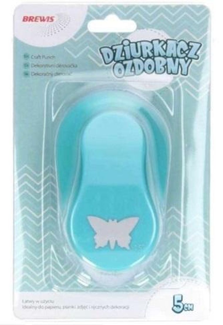 Brewis, dziurkacz ozdobny, motyl, 5 cm