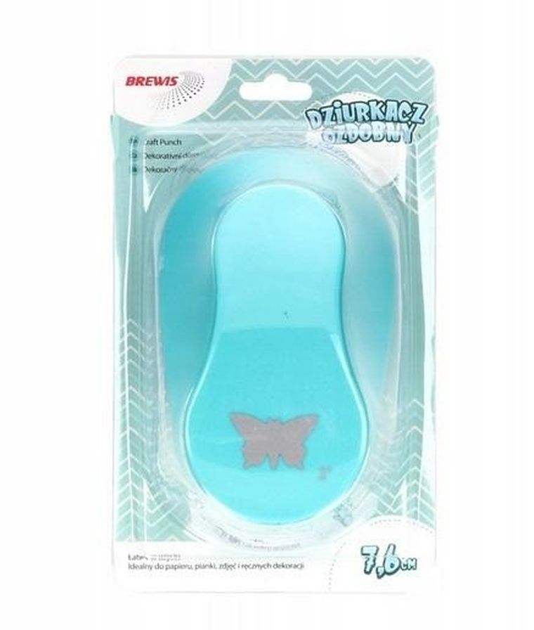 Brewis, dziurkacz ozdobny, motyl, 7,6 cm