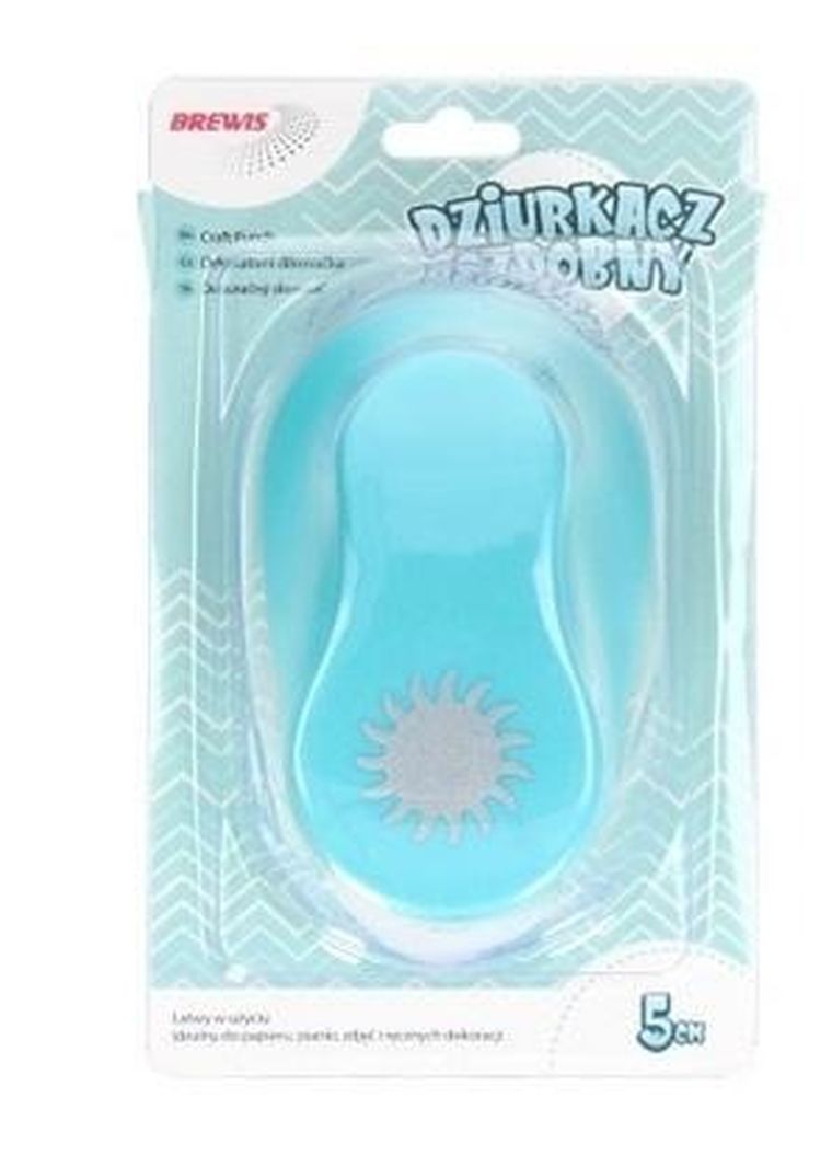 Brewis, dziurkacz ozdobny, słońce, 5 cm