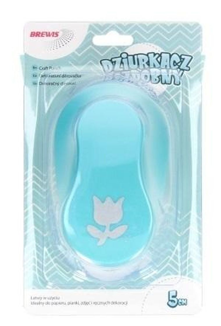 Brewis, dziurkacz ozdobny, tulipan, 5 cm