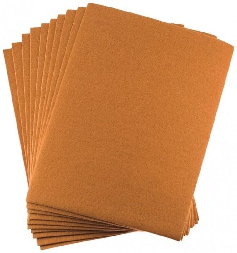 Brewis, filc A4, brązowy, 2 mm, 10 szt.