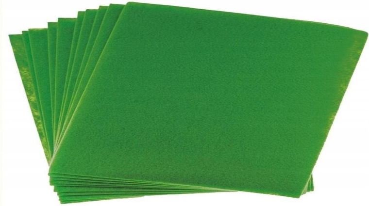 Brewis, filc A4, ciemnozielony, 1 mm, 10 szt.