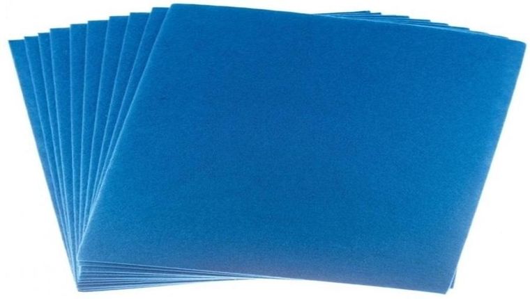 Brewis, filc A4, niebieski, 1 mm, 10 szt.