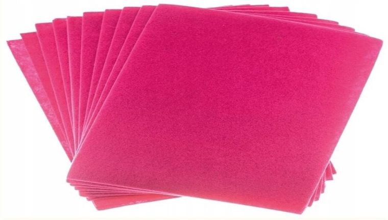 Brewis, filc A4, różowy, 1 mm, 10 szt.