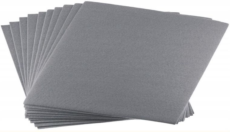 Brewis, filc A4, szary, 1 mm, 10 szt.