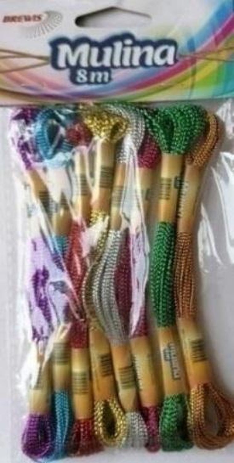 Brewis, mulina metalizowana, 8m, 8 szt.