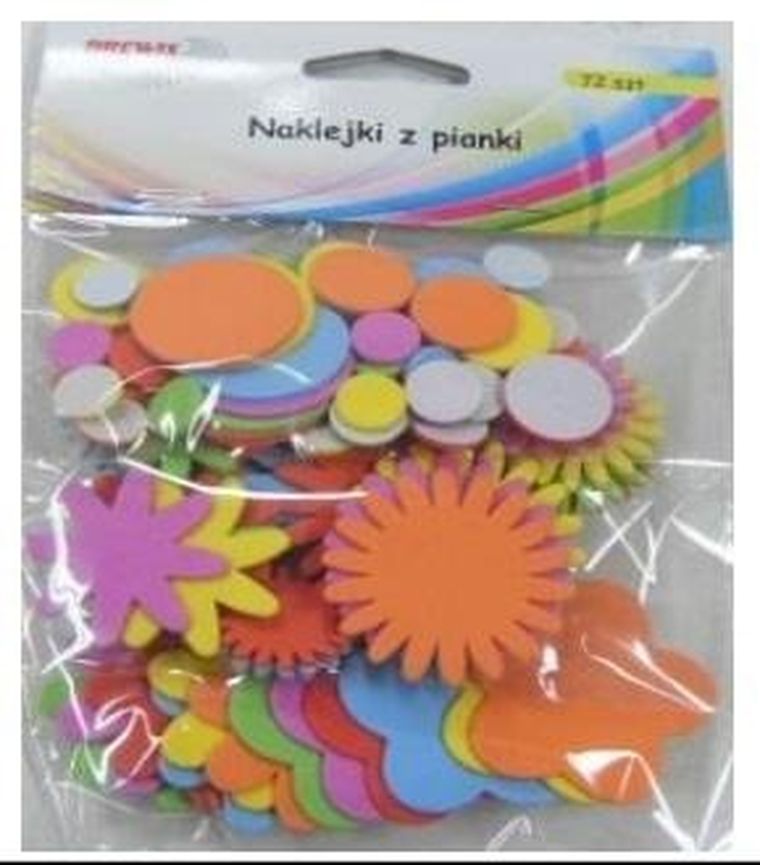 Brewis, naklejki z pianki, 72 szt.