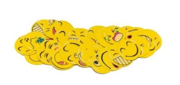 Brewis, naklejki z pianki uśmiechy