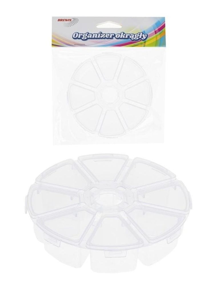 Brewis, organizer okrągły, 8-dzielny