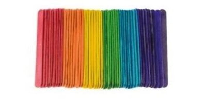 Brewis, patyczki kreatywne, kolorowe, 17,8 cm, 80 szt.