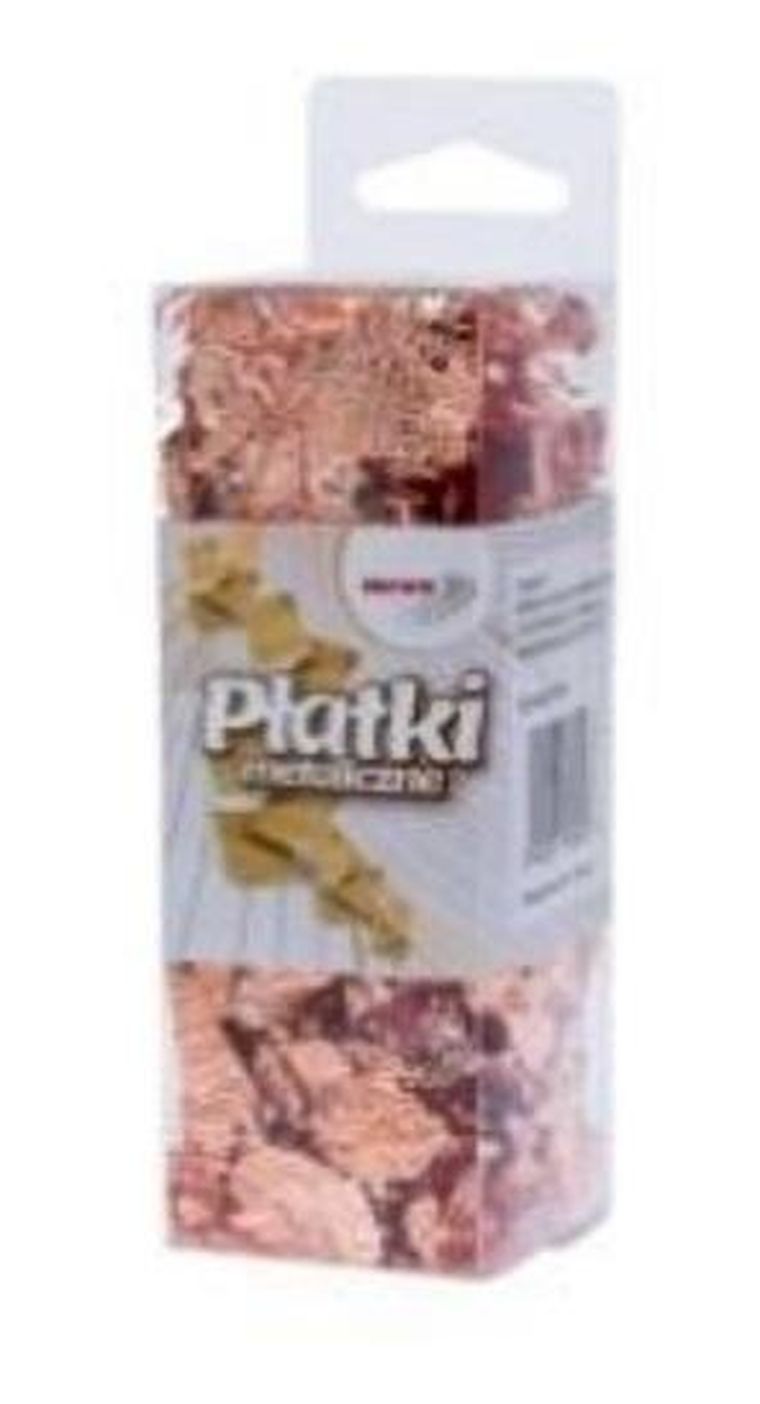 Brewis, płatki metaliczne, miedziane