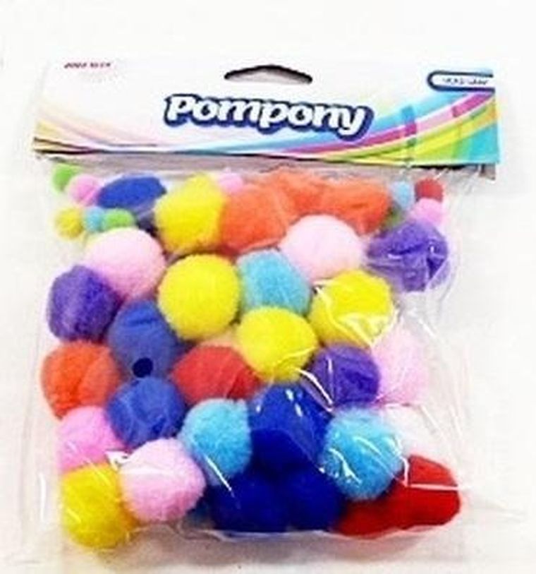 Brewis, pompony, 78 szt.