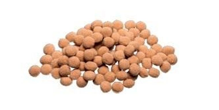 Brewis, pompony, jasno brązowe, 10 mm, 100 szt.