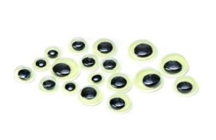 Brewis, ruchome oczka, świecące w ciemności, 20 szt.