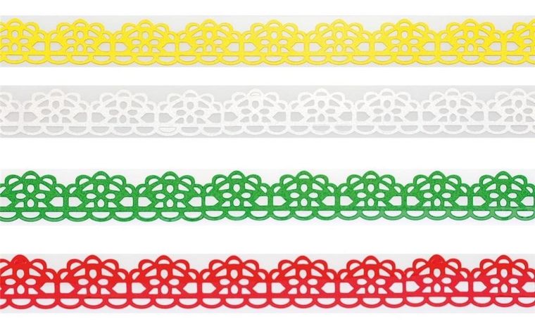 Brewis, taśma hologramowa z brokatem, samoprzylepna, 1 szt.