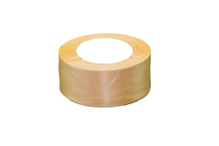 Brewis, wstążka satynowa, ecru, 50mmx32m