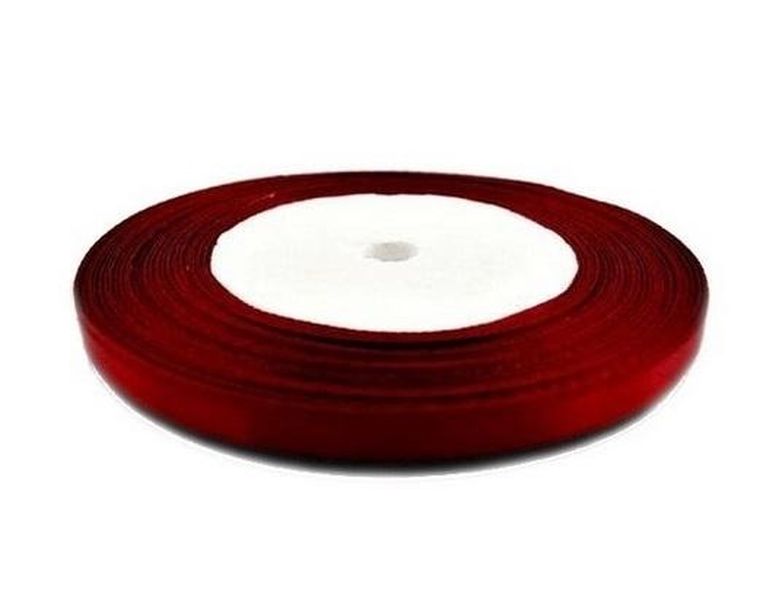 Brewis, wstążka satynowa, szkarłatna, 12mmx32m