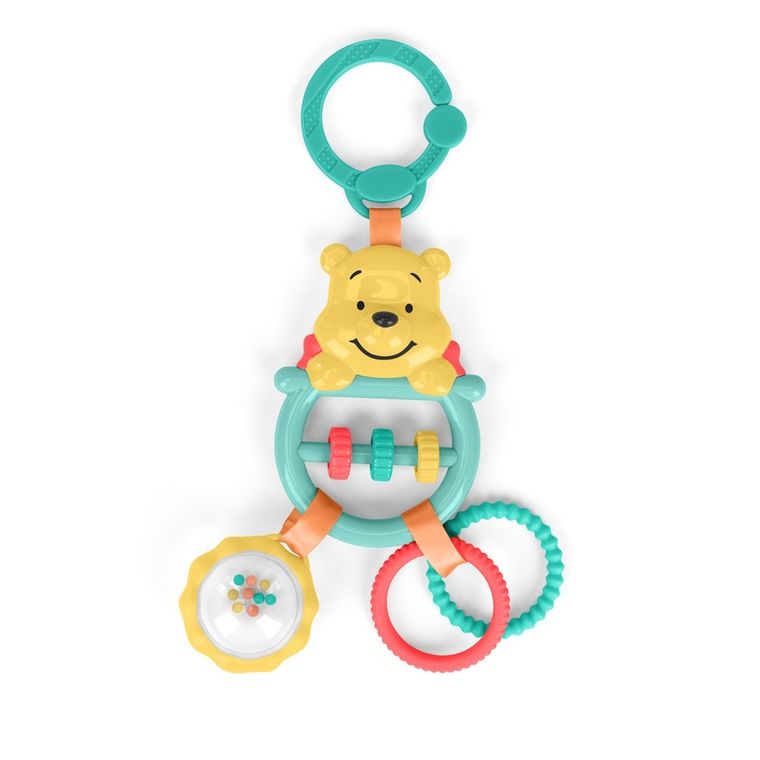 Bright Starts, Kubuś Puchatek, Busy Bear, zawieszka z zabawką aktywizującą, 0m+