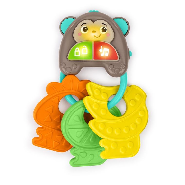 Bright Starts, MonKeys, zabawka muzyczna kluczyki, 6m+