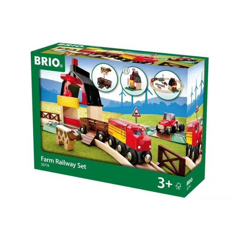Brio, Na farmie, kolejka drewniana