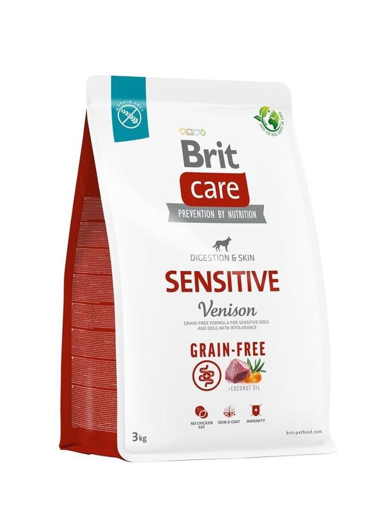 Brit, Care Grain-Free Sensitive Vension, karma sucha dla psa, 3kg