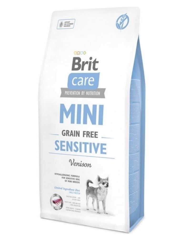 Brit Care, Mini Grain Free, Sensitive, Venison, karma sucha dla psa, 2 kg