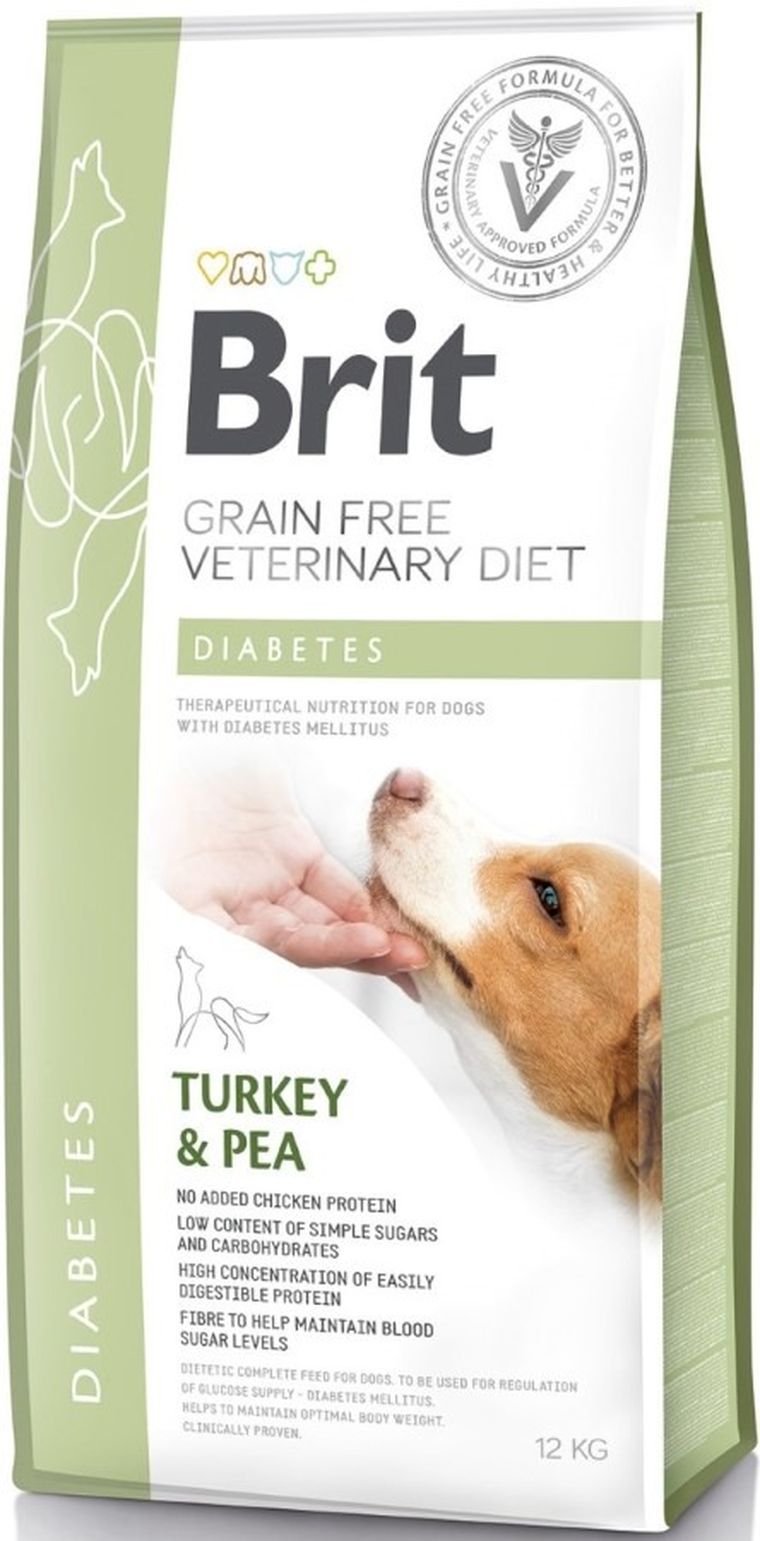 Brit Grain Free Veterinary Diet, Diabetes Dog, karma bezzbożowa dla psa, 12kg