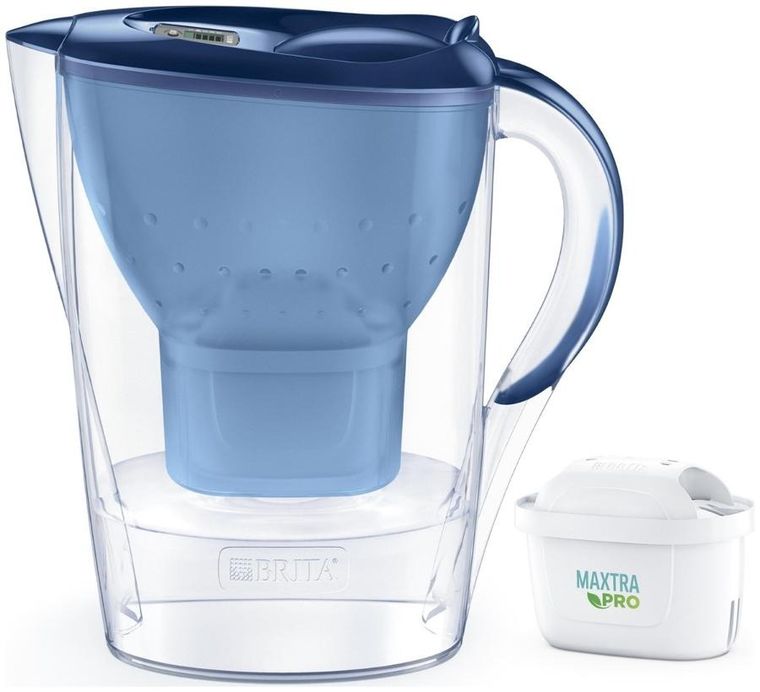 Brita, dzbanek filtrujący, Marella+1 Maxtra Pro Pp, niebieski, 2.4l