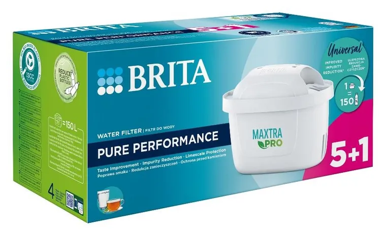 Brita, Maxtra Pro Pure Performance, filtr do wody, 6 szt.