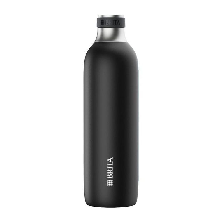 Brita, SodaTrio, butelka, czarny, 1l