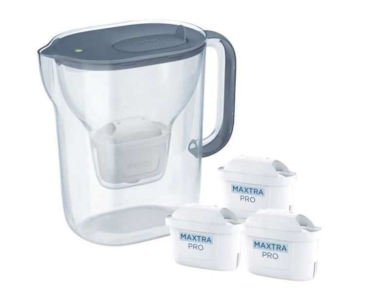 Brita, Style Essential, dzbanek filtrujący, 3 wkłady MaxtraPro PP, ciemnoniebieski