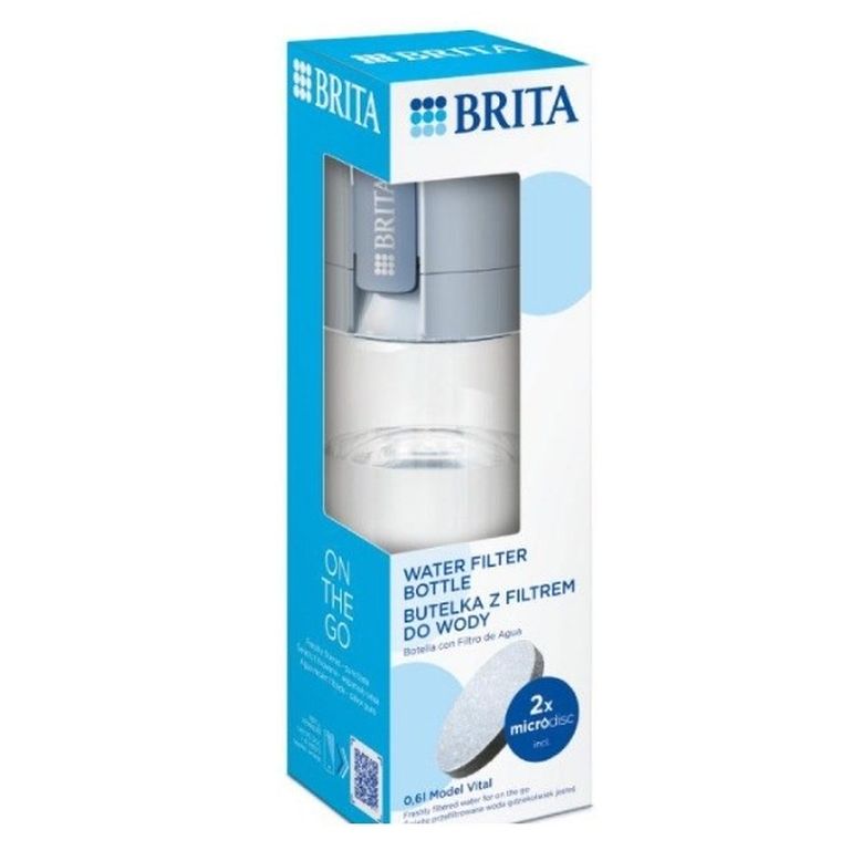 Brita, Vital, butelka filtrująca, błękitna
