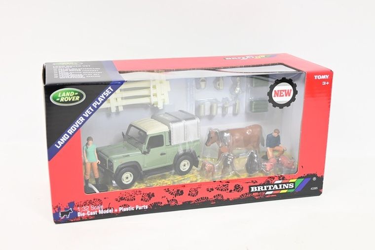Britains, Land Rover, Zestaw weterynaryjny, pojazd z figurkami
