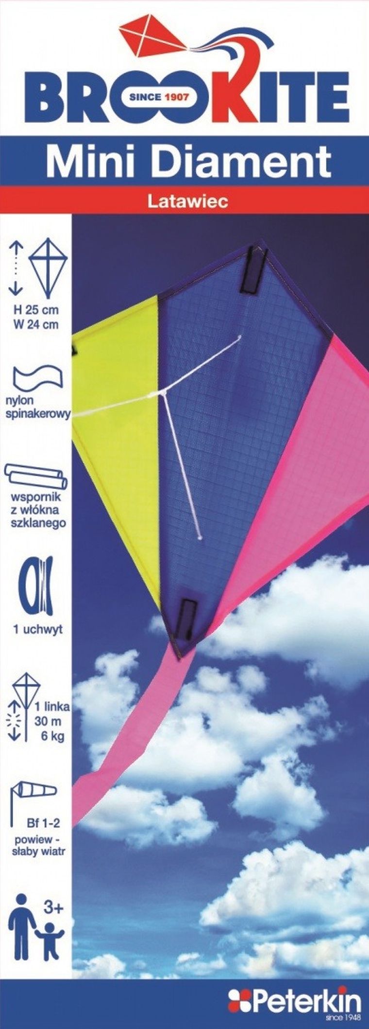 Brookite, Mini diament, mini latawiec