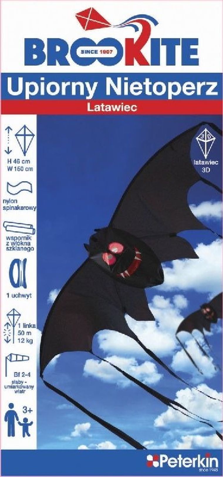 Brookite, Upiorny nietoperz, latawiec