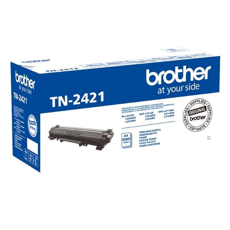 Brother, toner, TN2421, oryginał TN-2421, 3000 stron, czarny