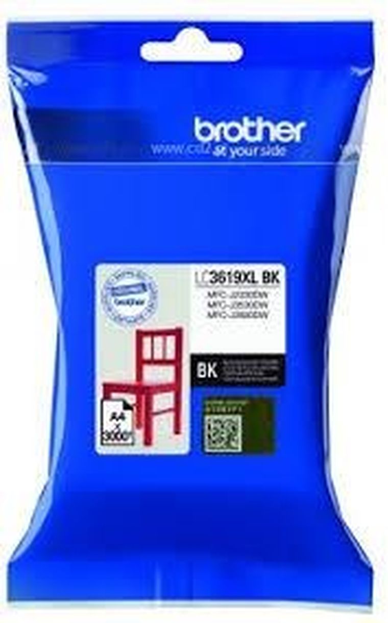 Brother, tusz do drukarki, LC3619XLBK, oryginał LC-3619XLBK, czarny
