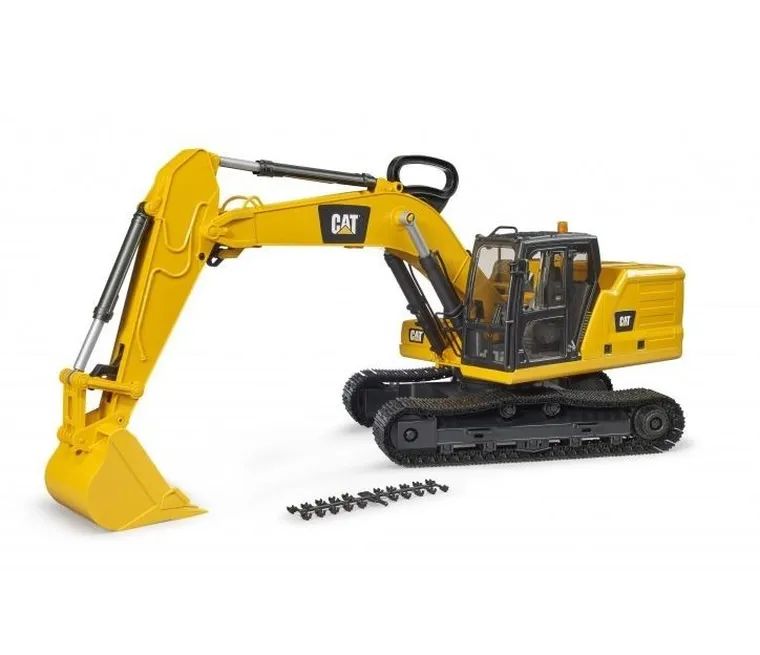 Bruder, CAT, koparka czerpakowa, duża, na gąsienicach