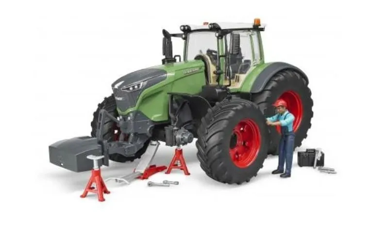 Bruder, Fendt 105 0 Vario z figurką mechanika, pojazd, traktor