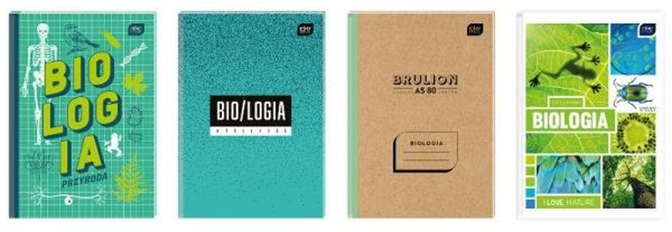 Brulion A5, 80 kartek, kratka, Biologia, 1 szt.